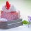 Strawberry smoothie cake