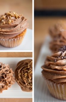 Cupcakes de Vainilla con Nutella